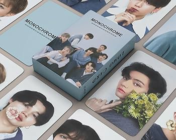 55Pcs Bangtan Boys Lomo Cards MONOCHROME Bts 2024 Photocards